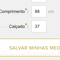 Clothing measures feature